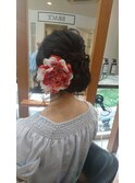 夏祭り浴衣ヘアセット
