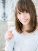 *mod's上尾*女子力全開!斜めバング小顔ワンカールa