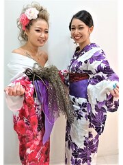 ２０１８☆浴衣&ヘアセット５４００円