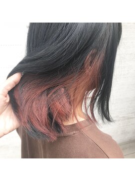 ハニー(HONEY by Chord) 【HONEY×加藤】インナーカラー×レッド