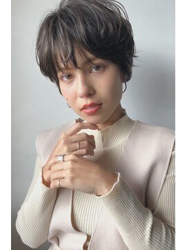 レセ 南柏店(Laissez) 大人のマニッシュショート/グレージュカラー【レセ南柏店】