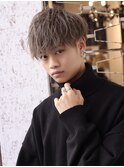 メンズ/ブリーチ/ベージュ/ミルクティー/グレージュ/眉毛/盛岡