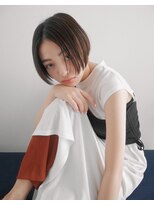 トレス(TRESS)&nbsp;前髪分けセンターパート/マロンベージュイメチェン/20代30代