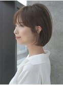 前髪あり大人ショートボブ20代30代40代【AIN.表参道】川原大地