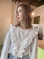 ソーイ(sowi)&nbsp;ハイトーンミルクティーベージュカラー【@sowi_abe】