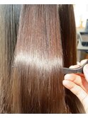 髪質改善ストレート