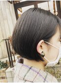 地毛風カラー/ミニボブ☆ [北習志野駅/ヘッドスパ/ショート]