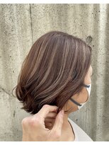 ブランシェ 西松山店&nbsp;ボブ×ハイライト