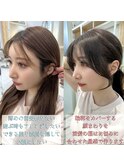 【拓朗style】20代30代40代小顔顔まわり似合わせカット　顔周り