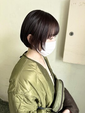 キャンバス バイ ネオリーブ 横浜西口(Canvas by neo.) フェイスレイヤーショートカット　マッシュショート