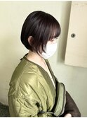 フェイスレイヤーショートカット マッシュショート