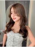ワンホン＆韓国ヘア/毛流れレイヤーカット/前髪カット/前髪なし2