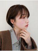 大人可愛い束感 耳掛けひし形小顔丸みショートボブ【近藤】横浜