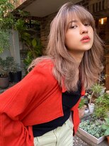 イキ 表参道(iki omotesando)&nbsp;ミディアムヘア/スラッシュ/グレージュカラー/デザインカラー