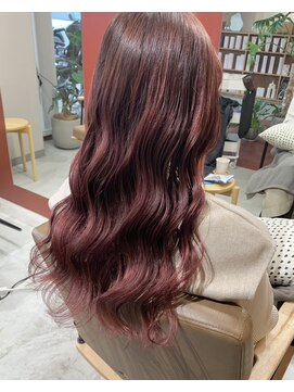 ディードットログ 大和西大寺店(D.Log) チェリーピンク　ピンクカラー　レッド　ワインレッド