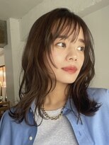 ノイ(noi) 顔周りレイヤーカットくびれヘアミルクティーベージュカラー