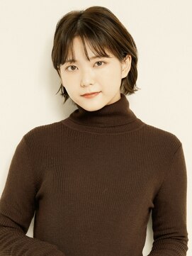 オンク 新宿(onk) 黒髪/グレーベージュ/レイヤーロング/前髪パーマ[新宿駅]