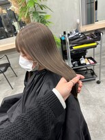 ギークス(GEEKS)&nbsp;【GEEKS渋谷】オリーブカラー/ニュアンスカット/夏カラー/小顔