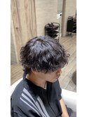 メンズ/メンズサロン/メンズカット/波巻きパーマ/ブリーチ/眉毛
