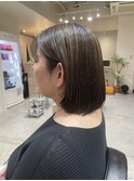 大人切りっぱなしボブ
