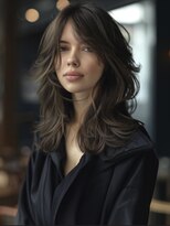 アルトリスト(Altruist Aging×HAIR&SPA)&nbsp;★ダークアッシュ大人ガーリーボブ着物ミディアムレイヤーカット