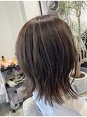 切りっぱなしボブ