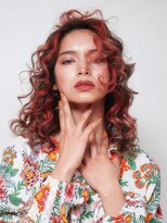 コワフェル ド エクセル 白楽店(la coiffure de excel)&nbsp;カージナルレッドカラースタイル