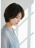 髪質改善ニュアンスカラーツヤ髪スタイルセンターパート