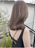 【リコ】パーソナルカラー美髪カラーホワイトグレージュ