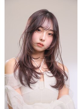 キング(K!ng) 縮毛矯正髪質改善ハイライトレイヤーカット枚方美容室エクステ