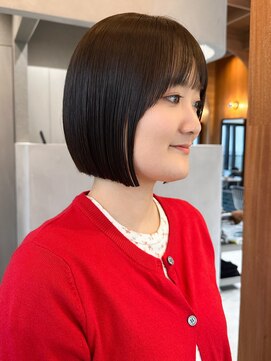 ロンド ボーイ 表参道(Lond BOY) ミニウルフ黒染め髪質改善縮毛矯正酸性ストレートレイヤー