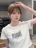 《顔まわりのクセを整える》前髪＋顔まわりカット＆フェイスライン縮毛矯正 