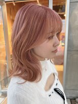 ウエストリー(WESTORY)&nbsp;ブリーチ/ホワイトピンク/ピンク/ミディアムヘア