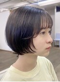 熊本ショート　ショートボブ　顔周りレイヤー　10代20代30代