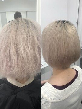 アルケム 学芸大学(AlChem) 【チダ指名】ブリーチ縮毛矯正/髪質改善/酸性ストレート/美髪