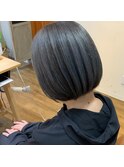 白髪ぼかしカラー ブルーグレー