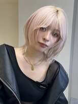 アイトーキョーエス 渋谷(AI TOKYO S)&nbsp;ピンクベージュ/アンブレラカラー/クールショート/前髪/渋谷