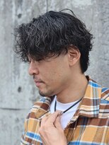 ハニー(HONEY)&nbsp;波巻きスパイラルパーマ/波巻きパーマ/岡崎メンズパーマ