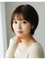 アボヘアー(Abo hair)&nbsp;抜け感似合わせカット簡単スタイリングモテ髪ミディアムヘア
