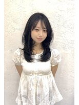 アナ ラーナ(Anna Lanna)&nbsp;ワンカールパーマ ロングレイヤー 韓国ヘア 大人ヘア