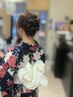 【初掲載記念】(平日限定)浴衣着付+ヘアセット ¥5,500→¥4,400