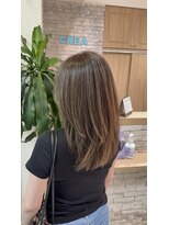 クレア 上大岡(CREA) 白髪ぼかしハイライト縮毛矯正ダブルカラー髪質改善30代40代50代