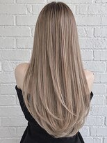 インデックスヘアーユー 錦糸町店(in'dex hair - U)&nbsp;錦糸町×ミルクティーベージュ 透明感ミルクティーベージュ韓国