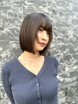 エクラート イーリス 高田馬場店(ECLART IriS)&nbsp;丸みと毛先ラインを楽しむボブ