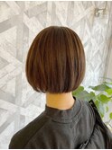 - ショートボブ × アッシュ -