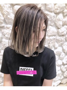 モアナ バイ ヘッドライト 沖縄豊見城店(Moana by HEADLIGHT) Moana豊見城#ベージュ#ボブ#バレイヤージュ