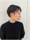 刈り上げショート×インナーカラー
