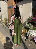 卒業式着付け