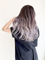 リード バイ ラグーン(LEAD by LAGOON)&nbsp;バレイヤージュグレージュハイライトダブルカラーケアブリーチ