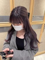 ヘアサロン ガリカ 表参道(hair salon Gallica) 【mami】大人ゆるふわラベンダーココアブリーチなしダブルカラー